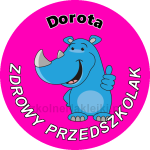 Przypinka ⌀ 58 mm zaprojektowana przez klienta