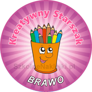 Przypinka ⌀ 58 mm zaprojektowana przez klienta