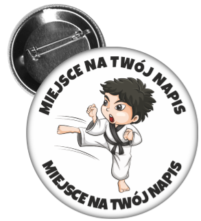 Przypinka karate / karateki dla dzieci