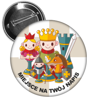 Przypinka szachowa wzór 1