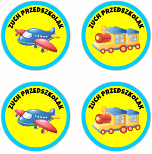 Naklejki "Zabawki" (40mm, 120 szt.)