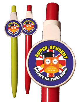 Długopis z obrazkiem w języku angielskim