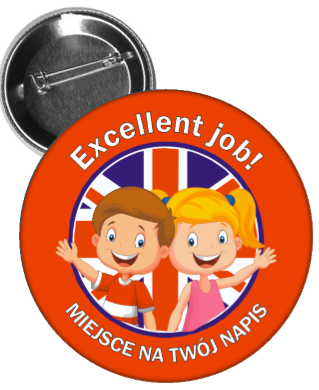 przypinka język angielski dla dzieci