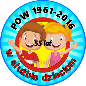 Przypinka ⌀ 58 mm zaprojektowana przez klienta