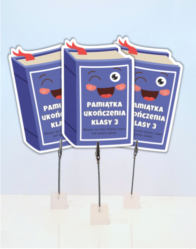 Stojaczek pamiątka ukończenia klasy 3 książka