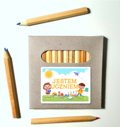 Kredki Jestem uczniem wzór 1