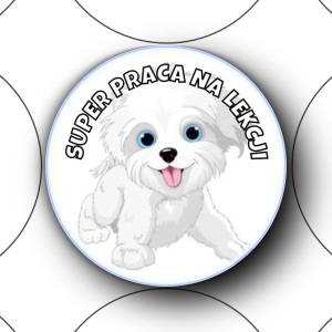 Naklejki ⌀ 40 mm zaprojektowane przez klienta