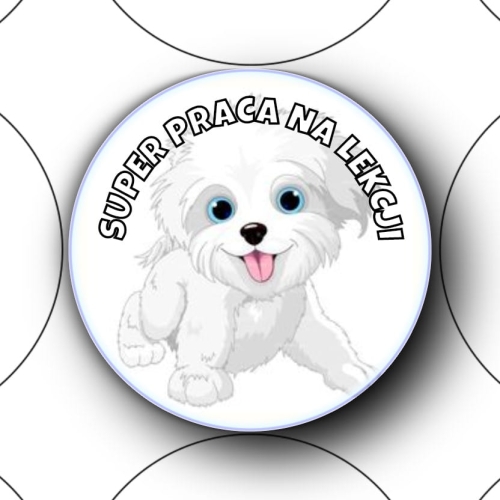 Naklejki ⌀ 40 mm zaprojektowane przez klienta