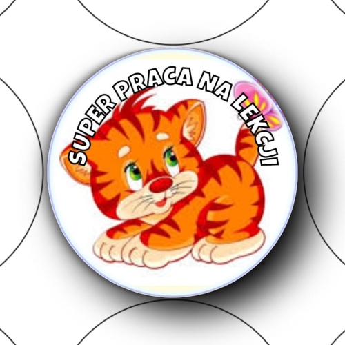 Naklejki ⌀ 40 mm zaprojektowane przez klienta