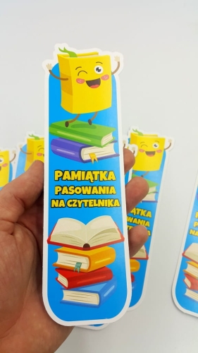 zakładki dla dzieci pasowanie na czytelnika