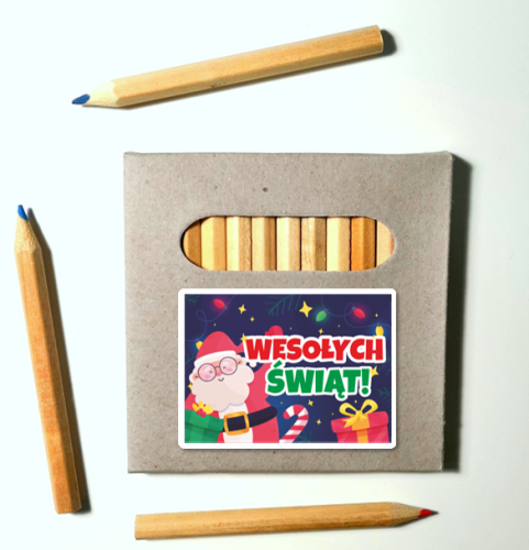 Kredki świąteczne wesołych świąt mikołaj.png