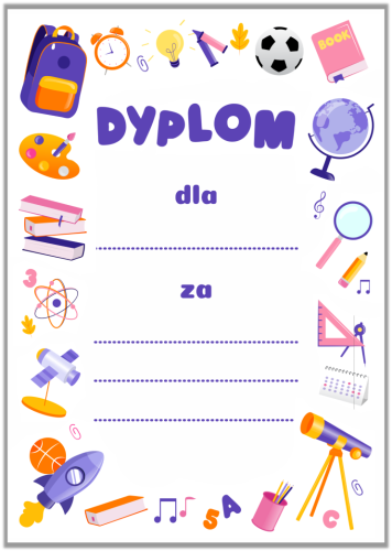 Dyplom: Uniwersalny (wzór 14)