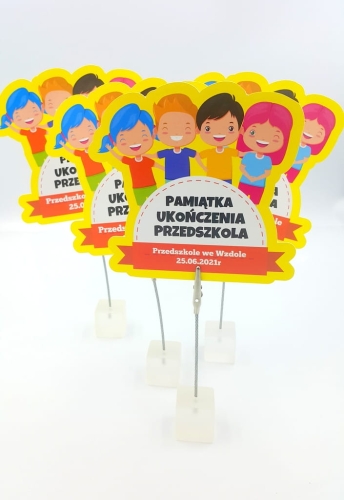 stojaczki pamiątka ukończenia przedszkola