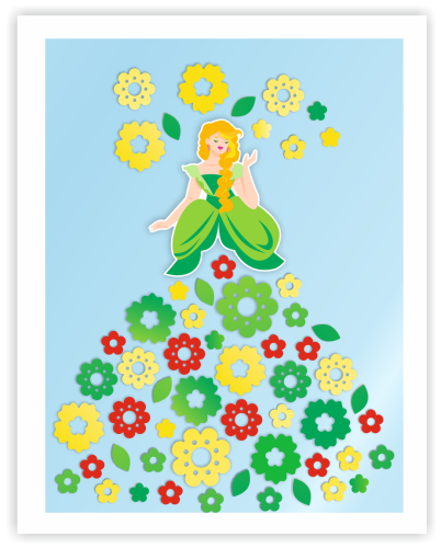 dekoracja Pani Wiosna wiosenna