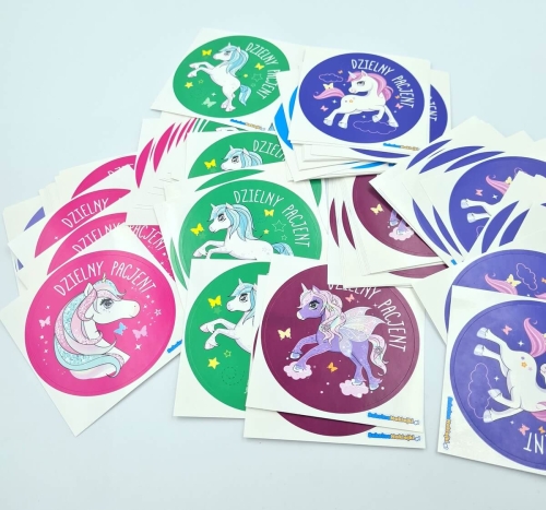 naklejki dzielny pacjent jednorożce koniki (2).jpg