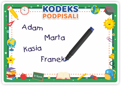 Kodeks Ucznia Plansze