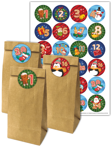 Zestaw KALENDARZ ADWENTOWY