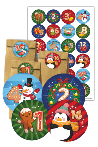 kalendarz adwentowy świąteczny bożonarodzeniowy