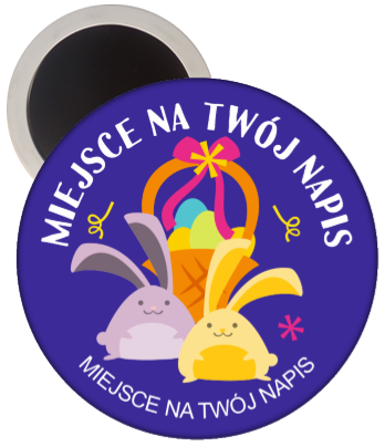 Magnes wielkanocny dla dzieci.