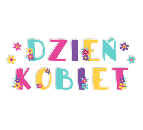 Dekoracja napis: DZIEŃ KOBIET