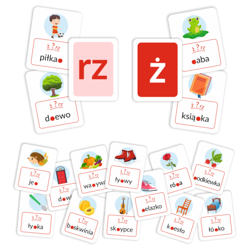 karty ortograficzne do nauki rz ż