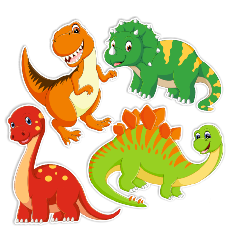 Dekoracja Duże Dinozaury