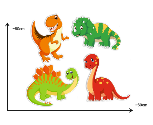 Dekoracja Duże Dinozaury
