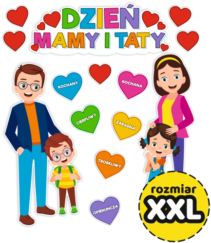 Dekoracja Dzień Mamy i Taty