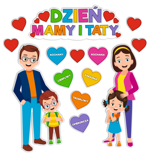 Dekoracja Dzień Mamy i Taty