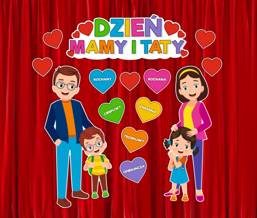 Dekoracja Dzień Mamy i Taty