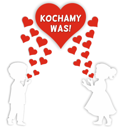Dzieci dmuchające serca