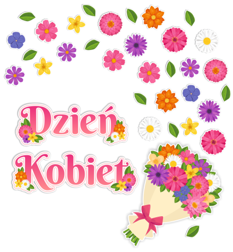 Dekoracja Dzień Kobiet - Bukiet Kwiatów