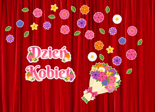 Dekoracja Dzień Kobiet - Bukiet Kwiatów