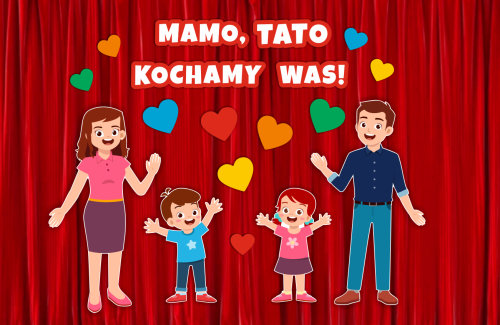 Dekoracja Dzień Mamy i Taty - wzór 2 (rozmiar XXL)