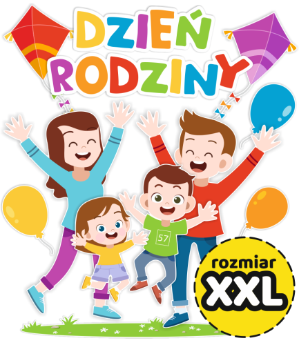 Dekoracja Dzień Rodziny (rozmiar XXL)