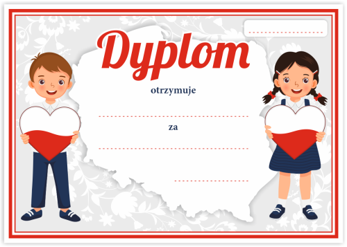 Dyplom: Patriotyczny (wzór 3)