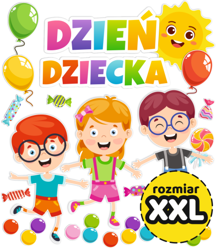Dekoracja Dzień Dziecka (rozmiar XXL)