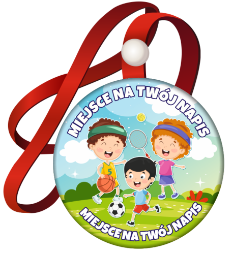 Medal na tasiemce: "Sportowy" (wzór 2)