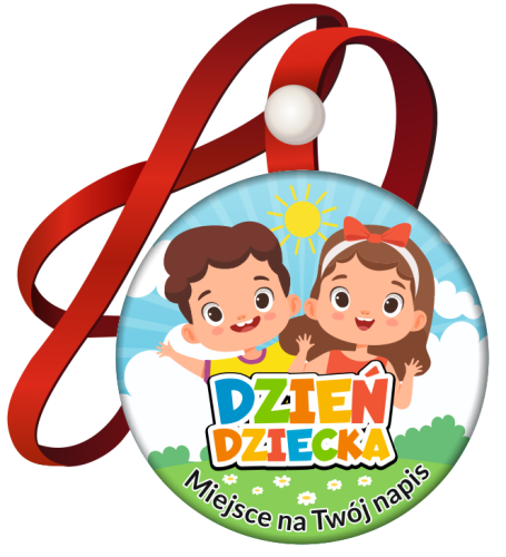 Medal na tasiemce: "Dzień Dziecka" (wzór 2)