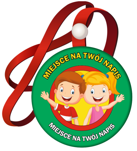 Medal na tasiemce: "Uniwersalny (wzór 5)" + twój napis
