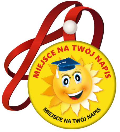 Medal na tasiemce: "Uniwersalny (wzór 4)" + twój napis