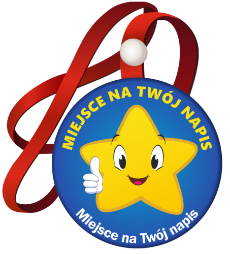 Medal na tasiemce: "Uniwersalny (wzór 2)" + twój napis