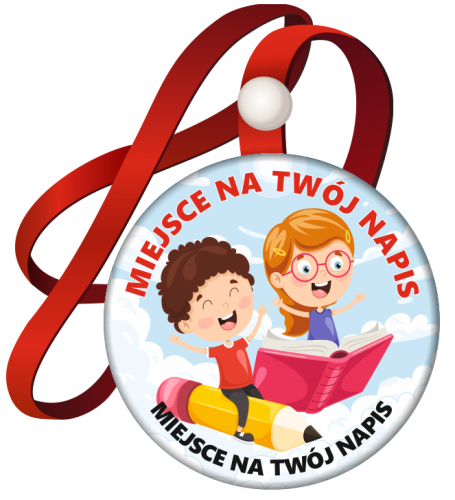 Medal na tasiemce: "Uniwersalny (wzór 11)" + twój napis