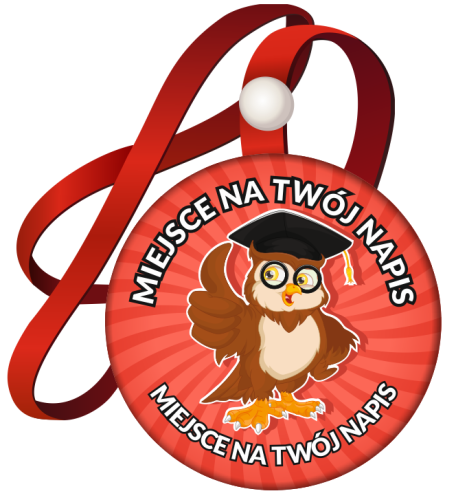 Medal na tasiemce: "Uniwersalny (wzór 11)" + twój napis