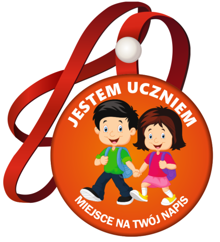 Medal: Pasowanie na Ucznia (Dzieci) + nazwa szkoły