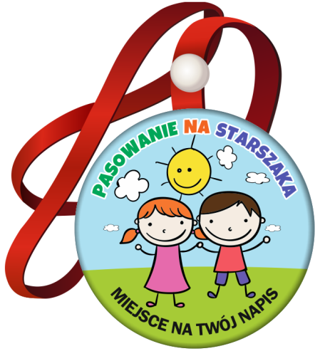 Medal: Pasowanie na Starszaka (wzór 2) + miejsce na twój napis