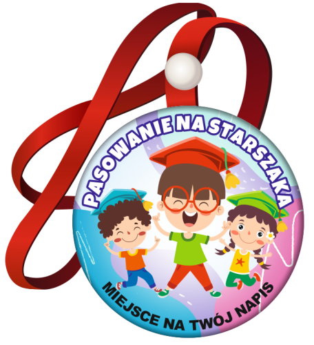 Medal: Pasowanie na Starszaka (wzór 41) + miejsce na twój napis