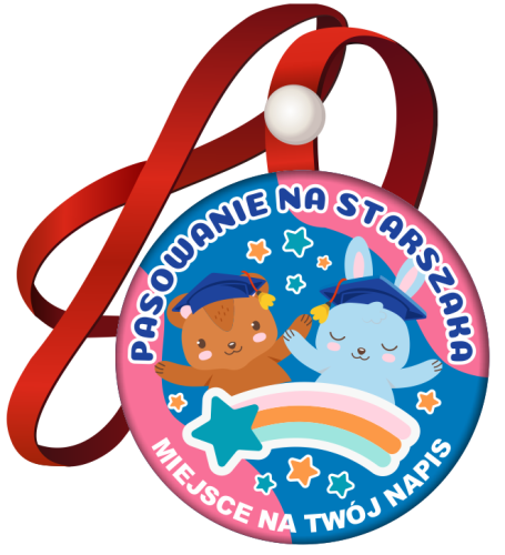 Medal: Pasowanie na Starszaka (wzór 35) + miejsce na twój napis