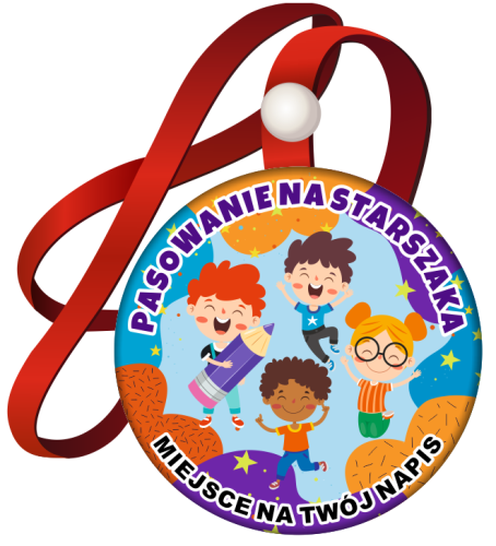 Medal: Pasowanie na Starszaka (wzór 34) + miejsce na twój napis