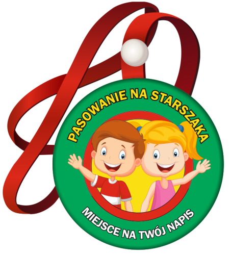 Medal: Pasowanie na Starszaka (wzór 31) + miejsce na twój napis